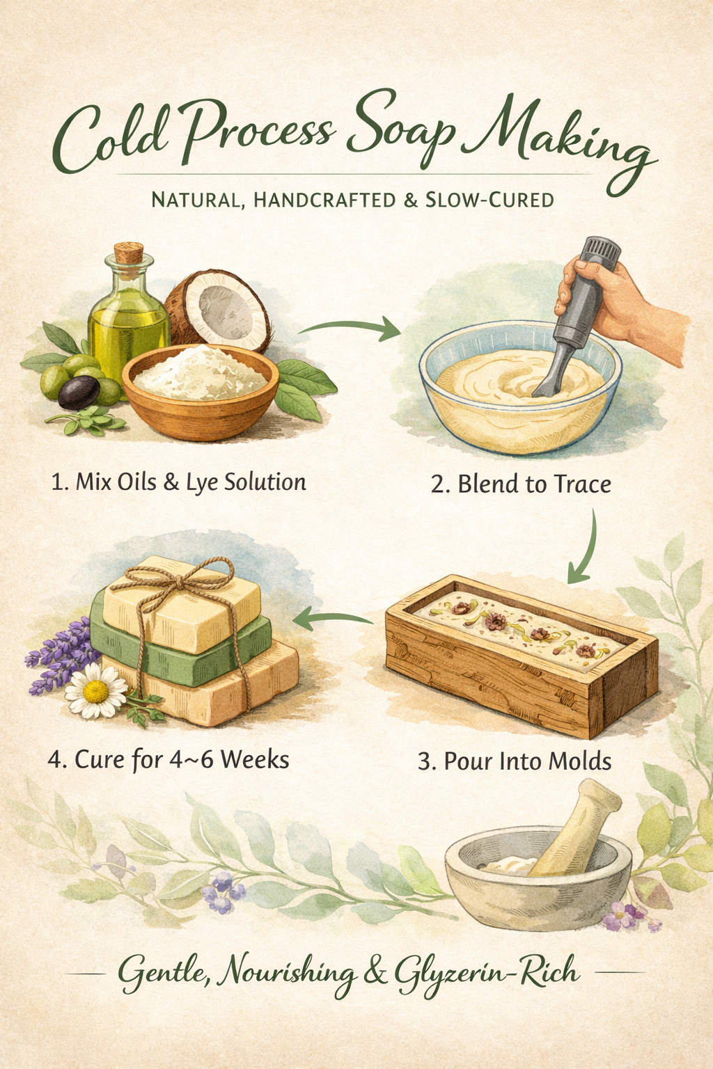Types of Soap Making Processes and Their Differences