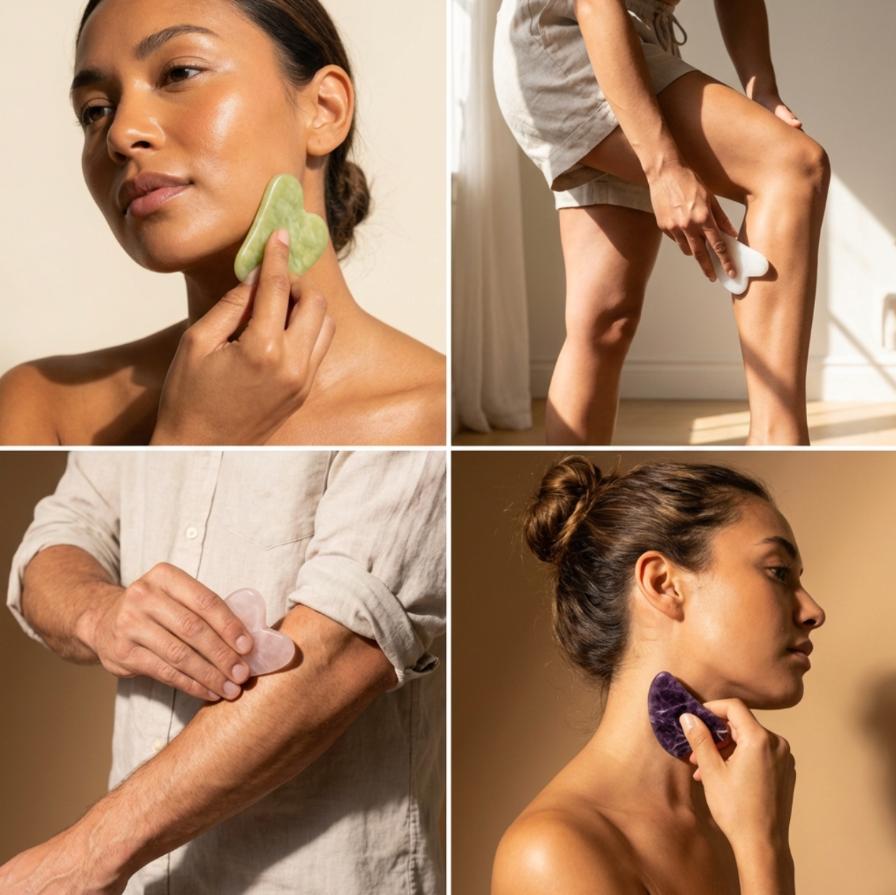 Rose Quartz Gua Sha | Facial Stone