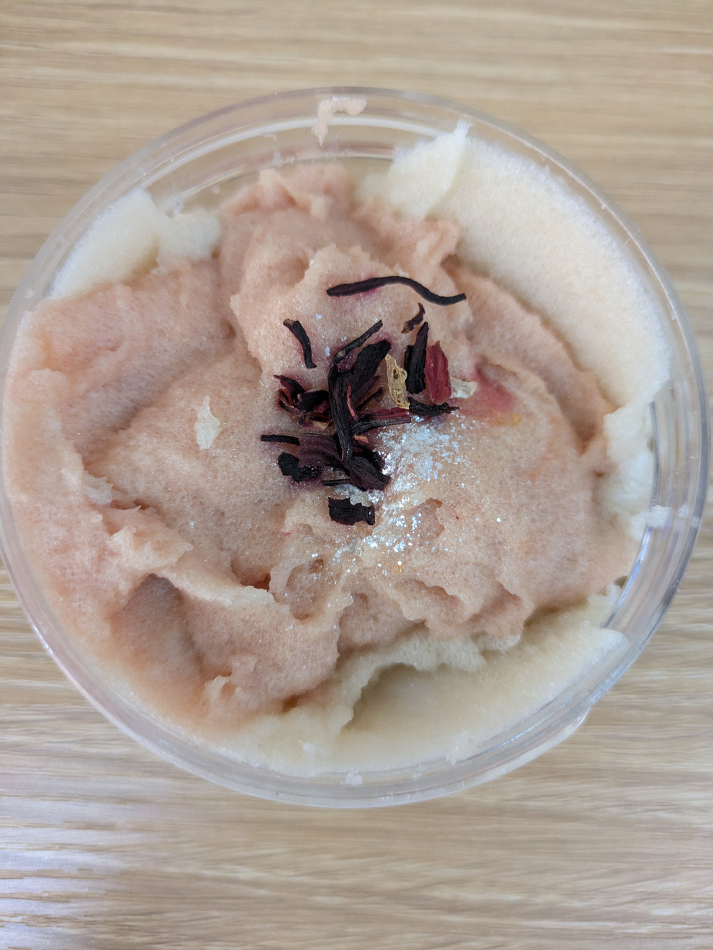Peach and Orchid- Foaming Face and body Scrub-8oz