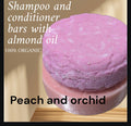 Peach and orchid shampoo Bar 2.5oz