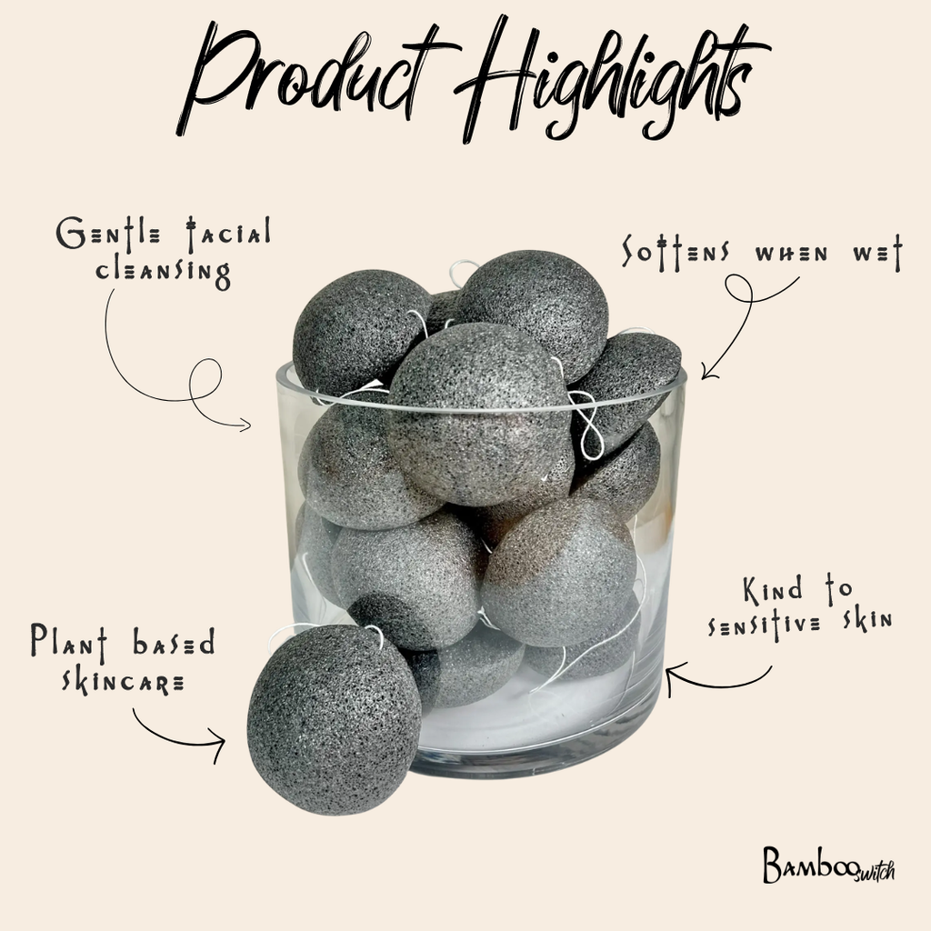 Natural Konjac Facial Cleansing Sponge | Rust