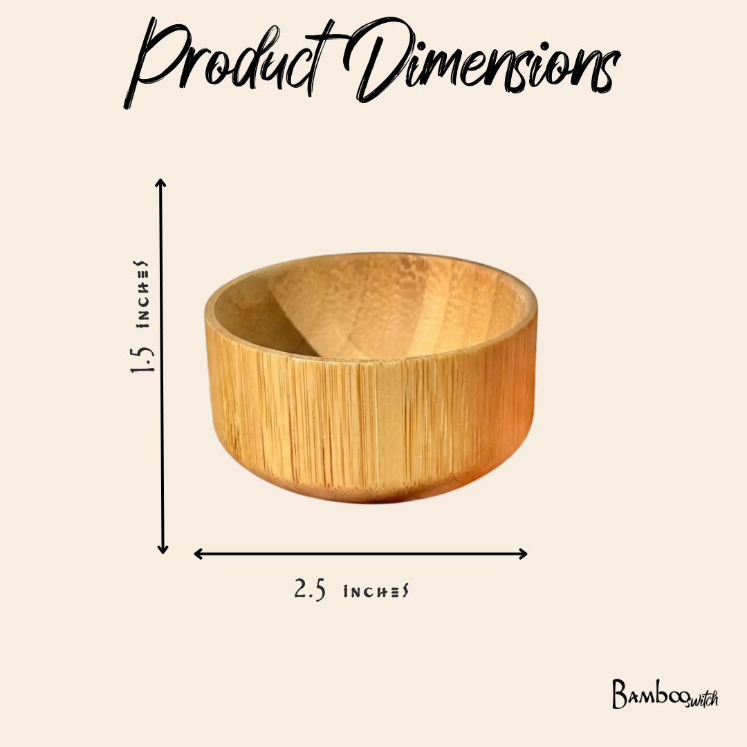 Mini Bamboo Bowl- face mask