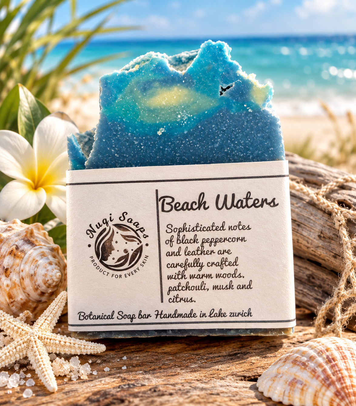 Beach Water Soap bar exfoliating