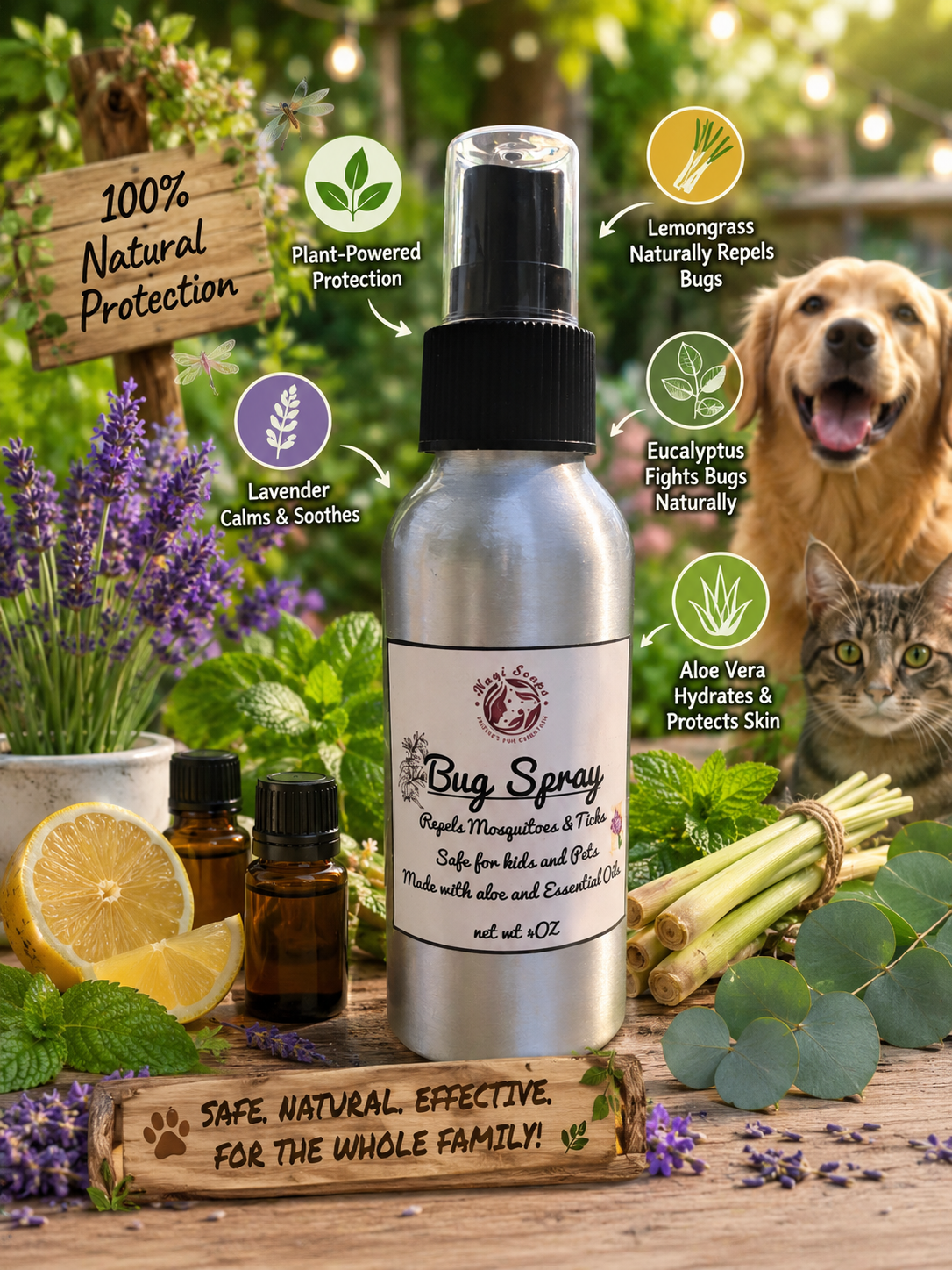 All natural bug repellent