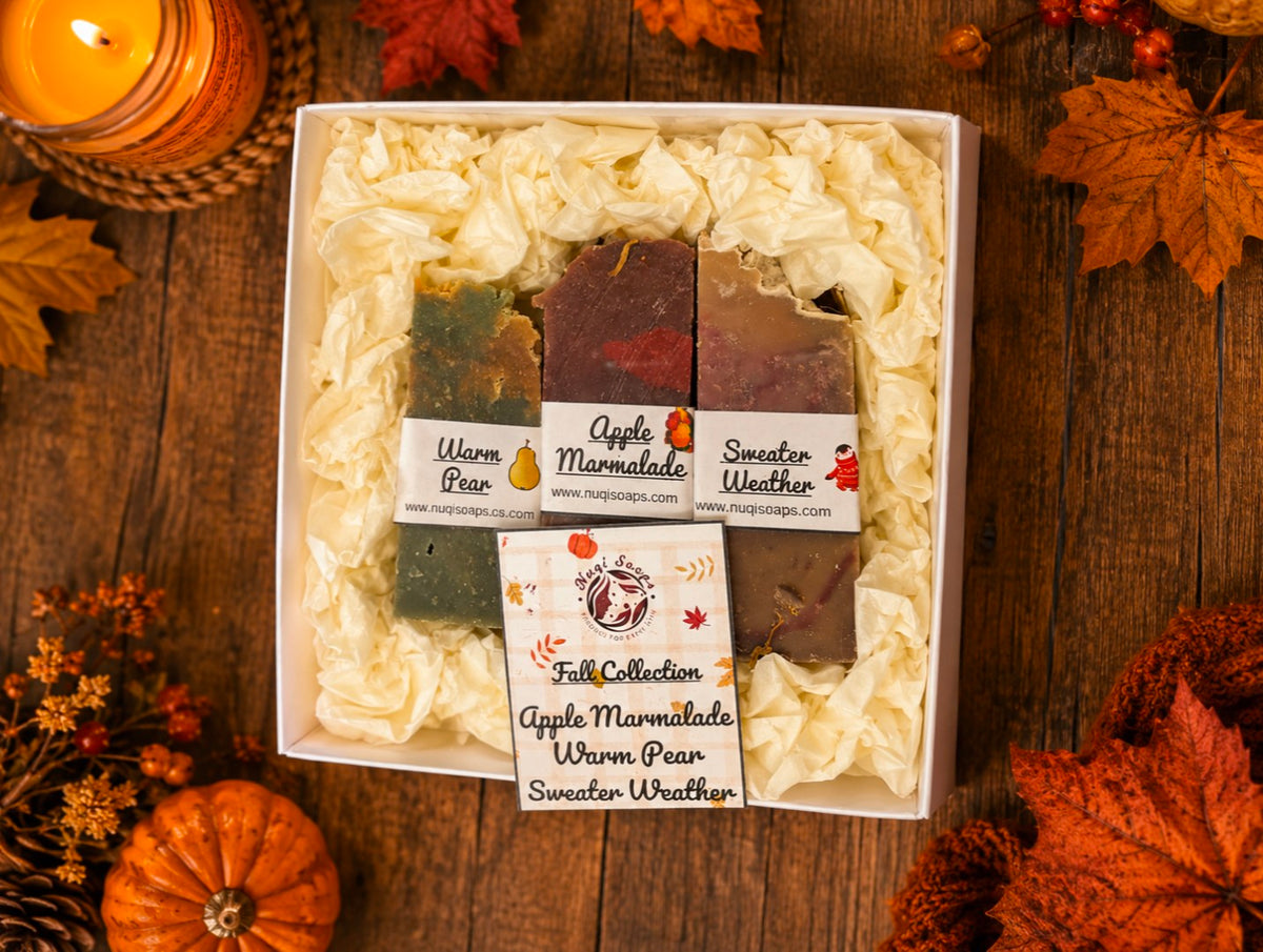 Fall collection box-soaps