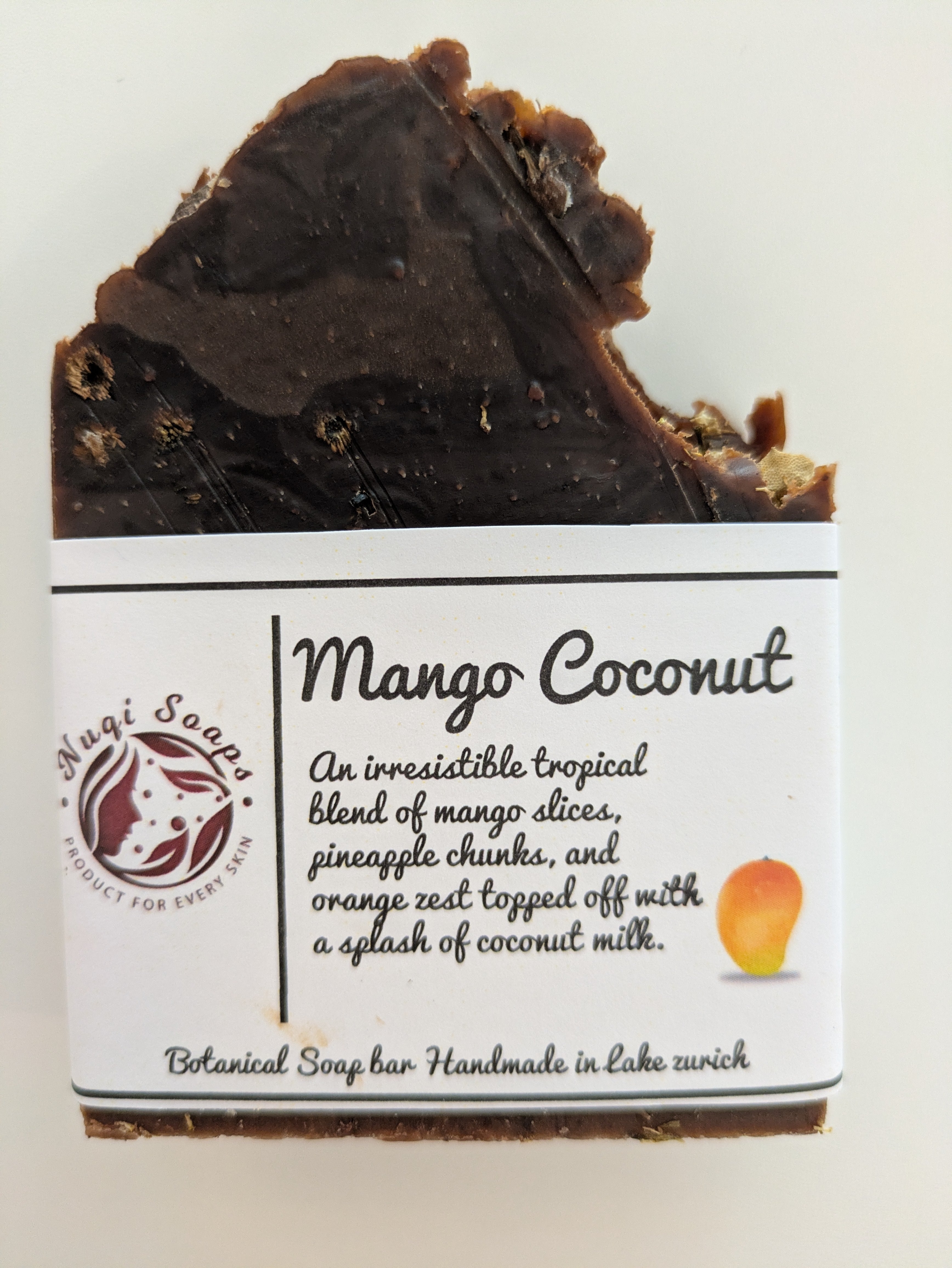 Mango and coconut soap