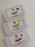 No-waste soapstrips ( water-dispersible) lemon ginger