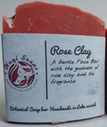 Rose Clay handmade Face Bar
